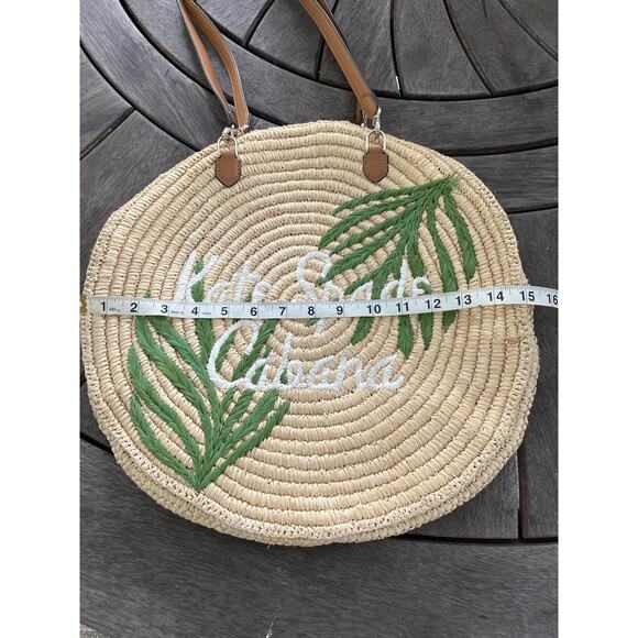Kate Spade New York Sunkiss Cabana Straw Medium Tote - Picture 5 of 6